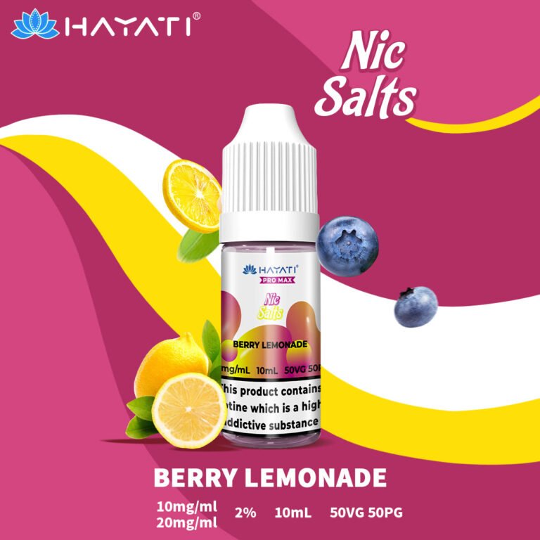 Hayati Pro Max nic salt bottle, Berry Lemonade
