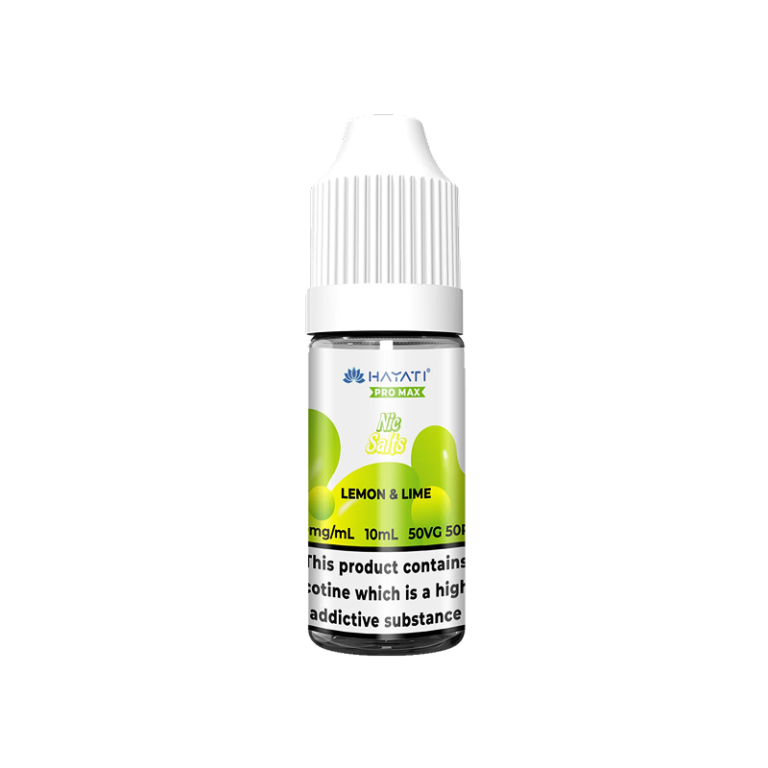 Hayati Pro Max Lemon and Lime nic salt bottle