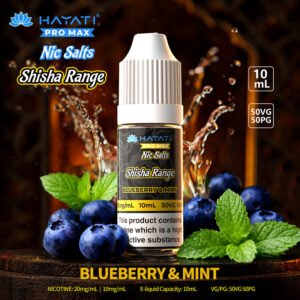 Hayati Pro Max Nic Salt Shisha – Blueberry & Mint