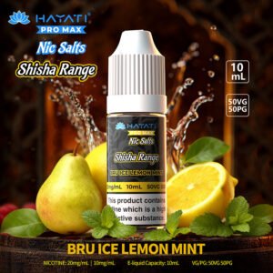 Hayati Pro Max Nic Salt Shisha – Bru Ice Lemon Mint
