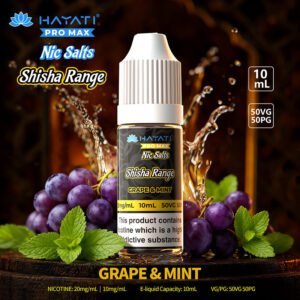 Hayati Pro Max Nic Salt Shisha – Grape & Mint