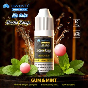 Hayati Pro Max Nic Salt Shisha – Gum & Mint