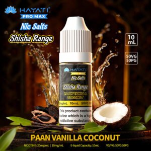 Hayati Pro Max Nic Salt Shisha – Paan Vanilla Coconut