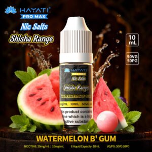 Hayati Pro Max Nic Salt Shisha – Watermelon B' Gum
