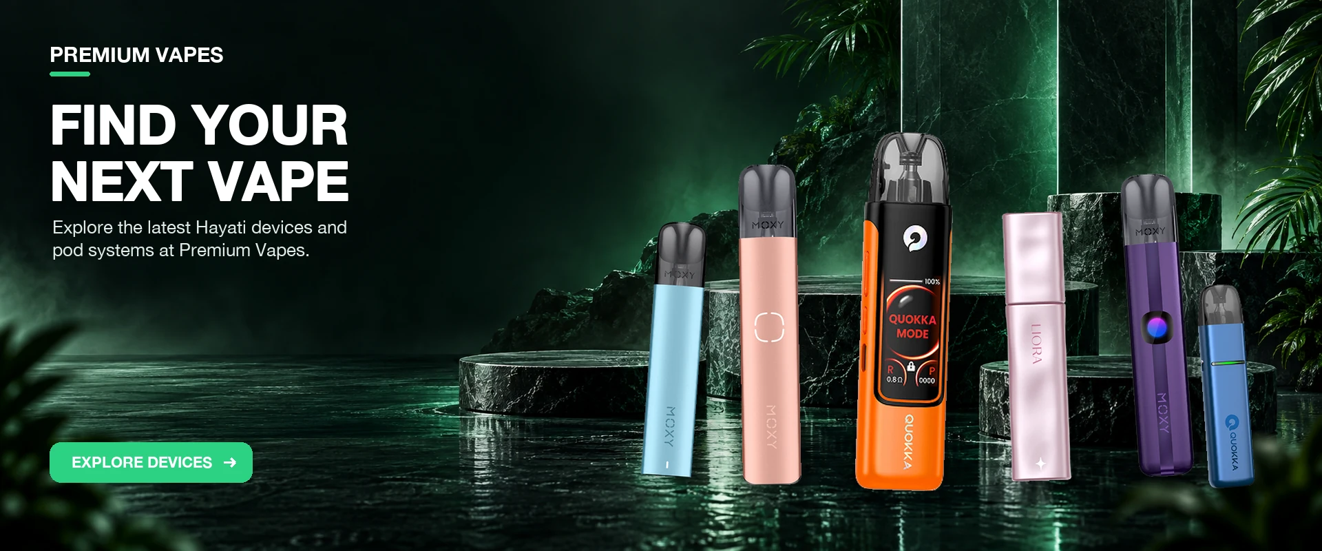 Premium Vapes Hayati devices and pod systems